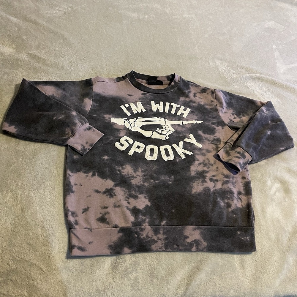 Mad Engine Sweater Adult Medium Tie Dye Crew Neck Pullover‎ Sweatshirt Workout